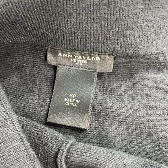 Ann Taylor‎ Skirt Womens SP Black Pull On A Line Flare Short Work Casual Travel - Picture 5 of 7